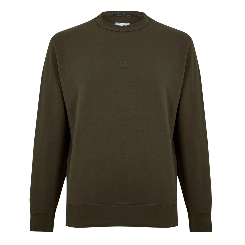 CP Company Logo Sweatshirt - Ivy green 683